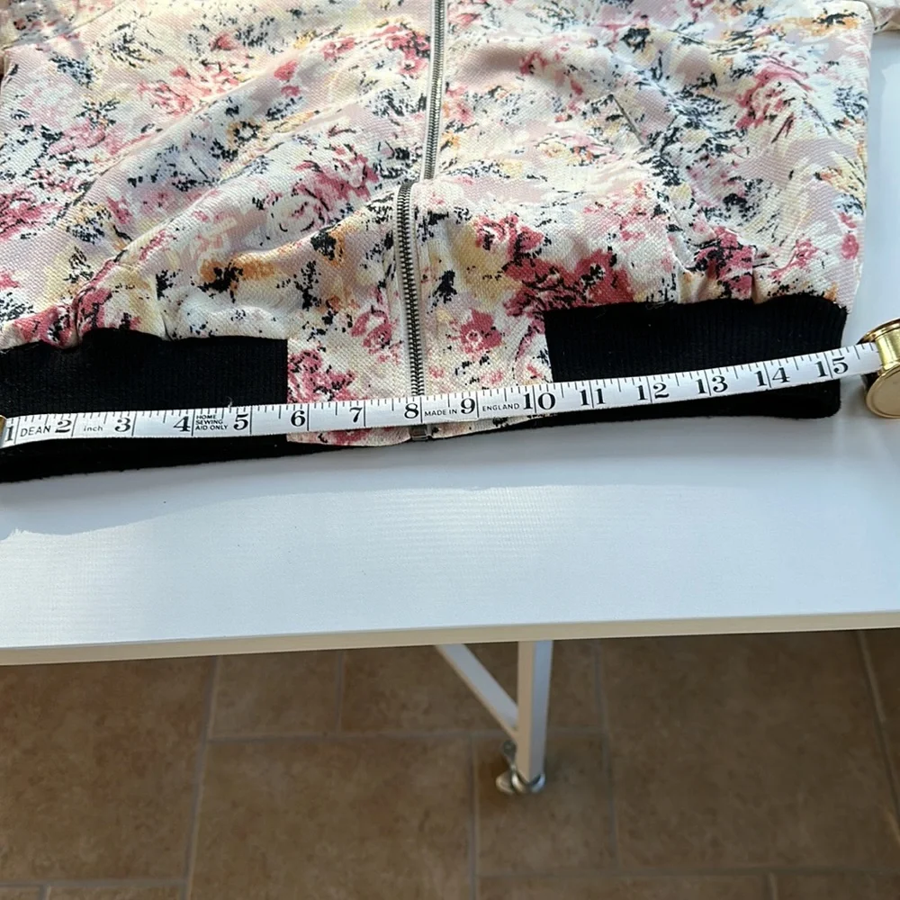 Jolt Floral Zippered Jacket